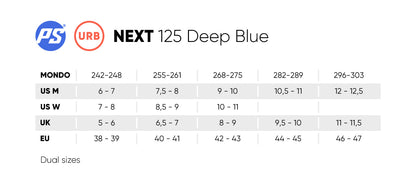 Powerslide NEXT 125 Deep Blue Inline Skates
